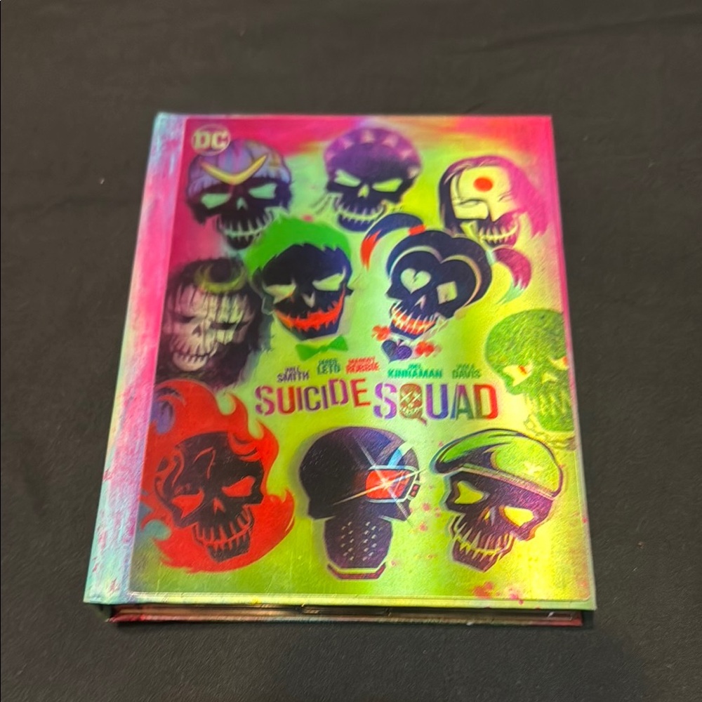 Suicide Squad book Blu-ray DVD set Lenticular Cover